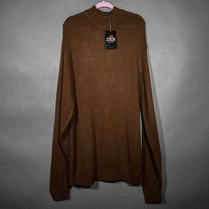 Zen Brown Crewneck Sweater Size‎ XL
